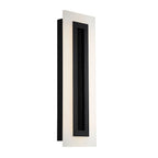 Modern Forms WS-W46824-BK Black Shadow 24'' Led Outdoor Wall Sconce Light 3000k In Black Image 1