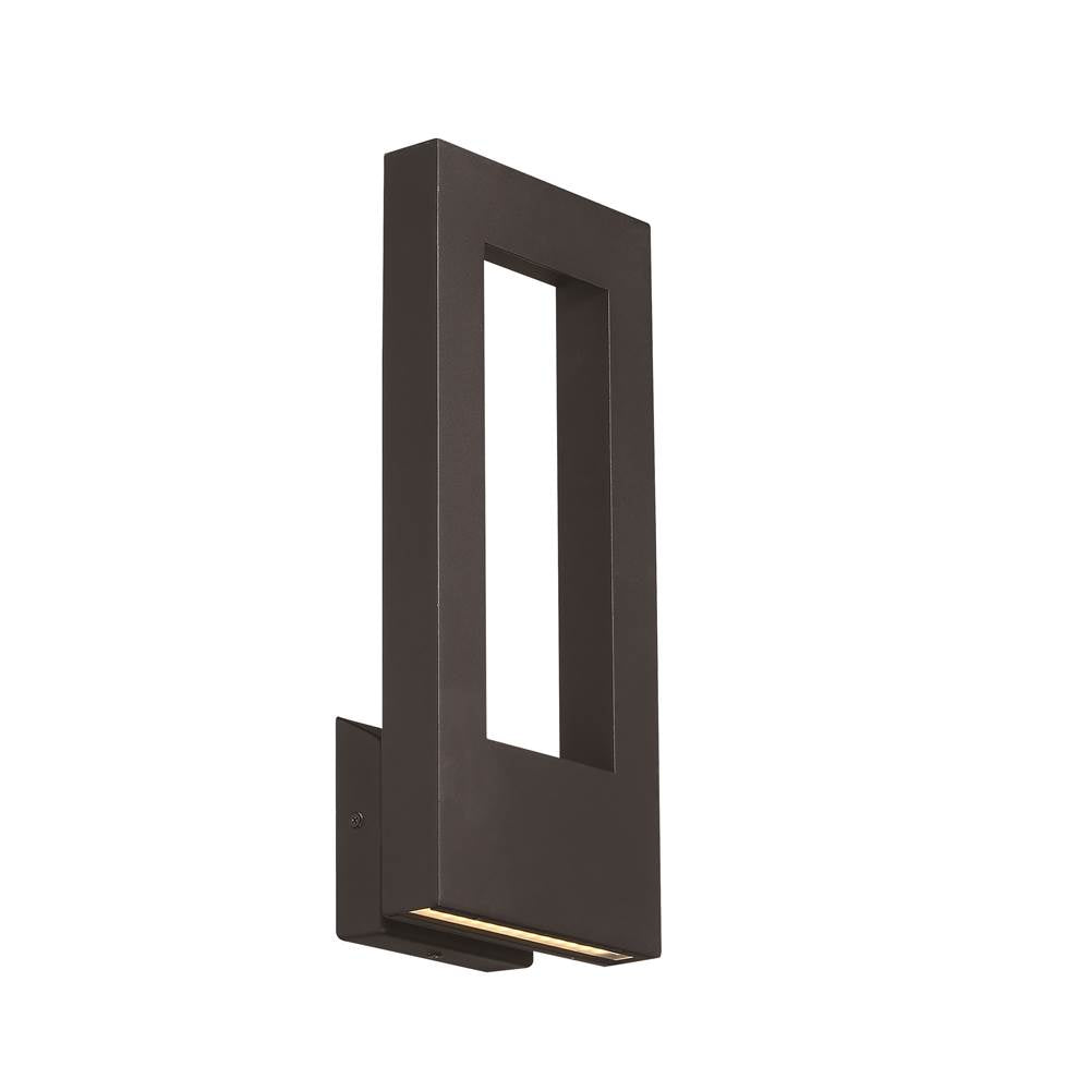 Modern Forms Twilight 21'' Led Outdoor Wall Sconce Light 3000k In Black