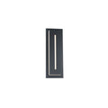 Modern Forms Midnight 16'' Led Outdoor Wall Sconce Light 3000k In Black