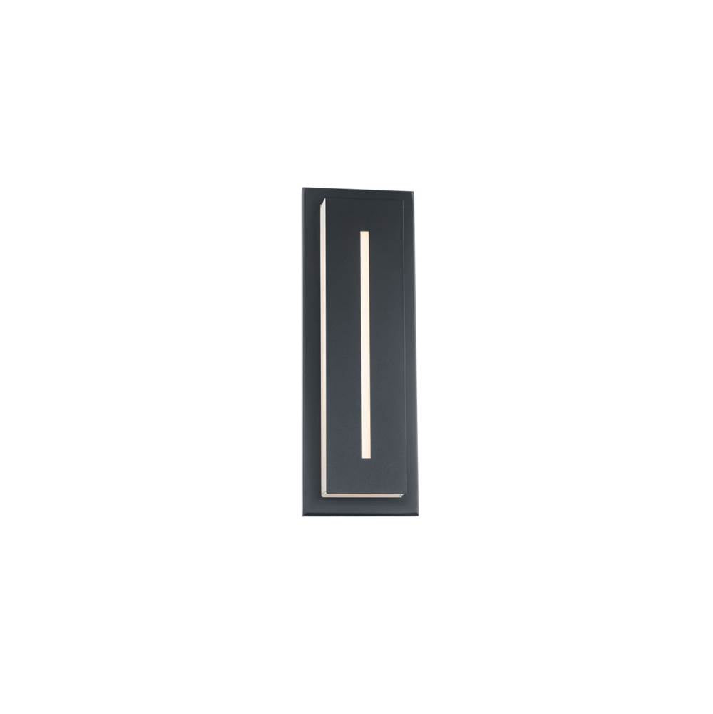 Modern Forms Midnight 16'' Led Outdoor Wall Sconce Light 3500k In Black