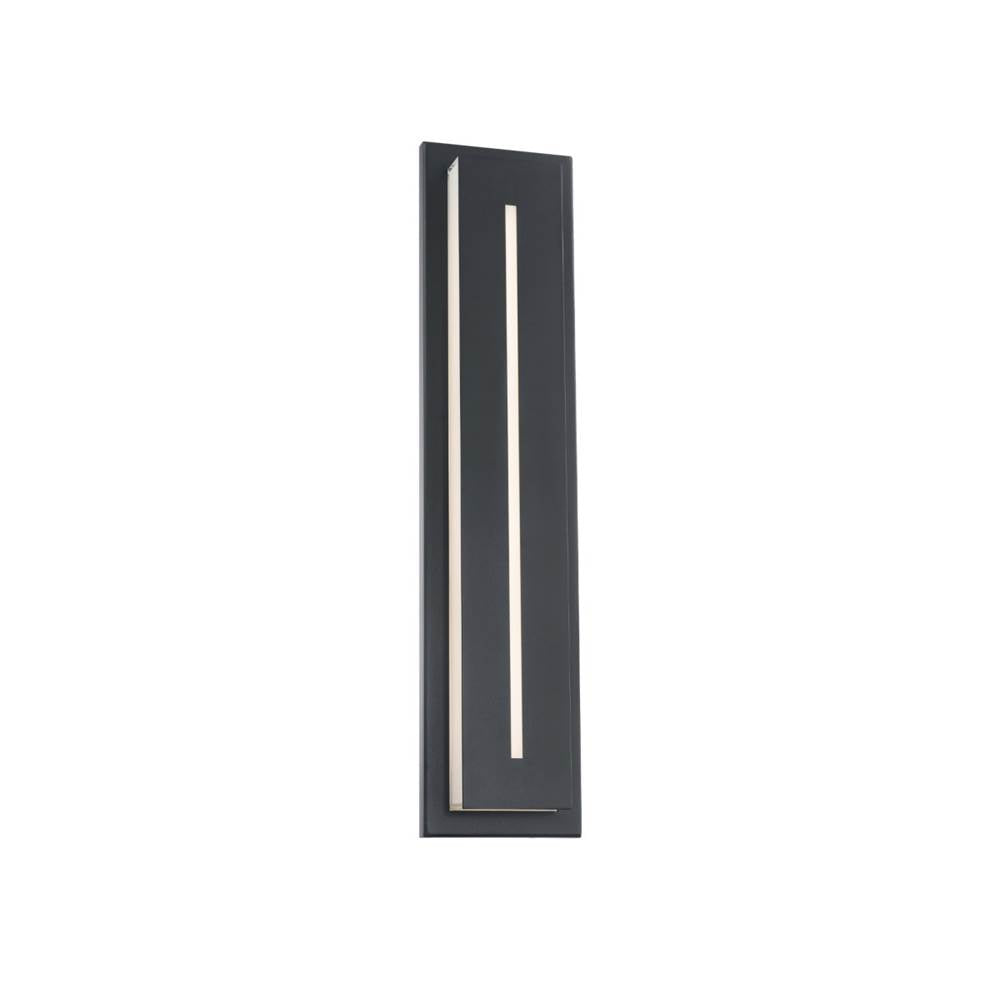 Modern Forms Midnight 26'' Led Outdoor Wall Sconce Light 4000k In Black