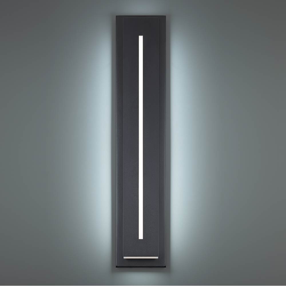 Modern Forms Midnight 36'' Led Outdoor Wall Sconce Light 4000k In Black