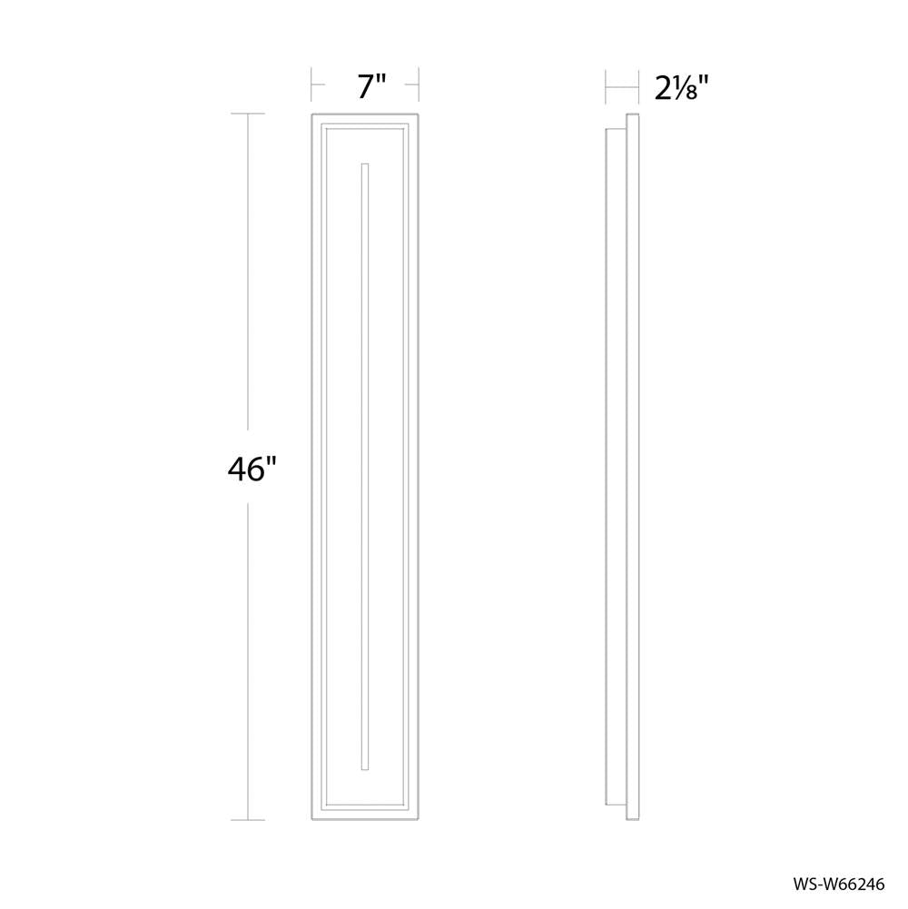 Modern Forms Midnight Outdoor Wall Sconce Light