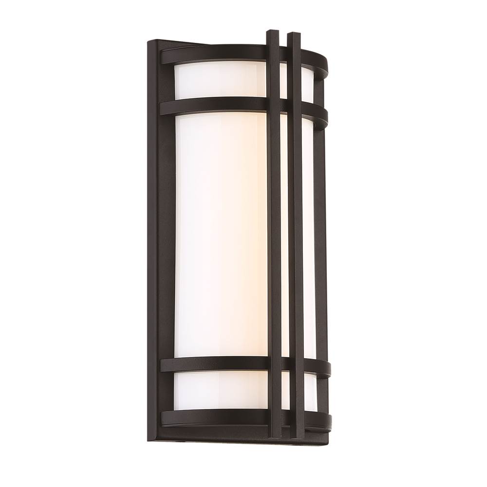 Modern Forms Skyscraper 27'' Led Outdoor Wall Sconce Light 3000k In Black