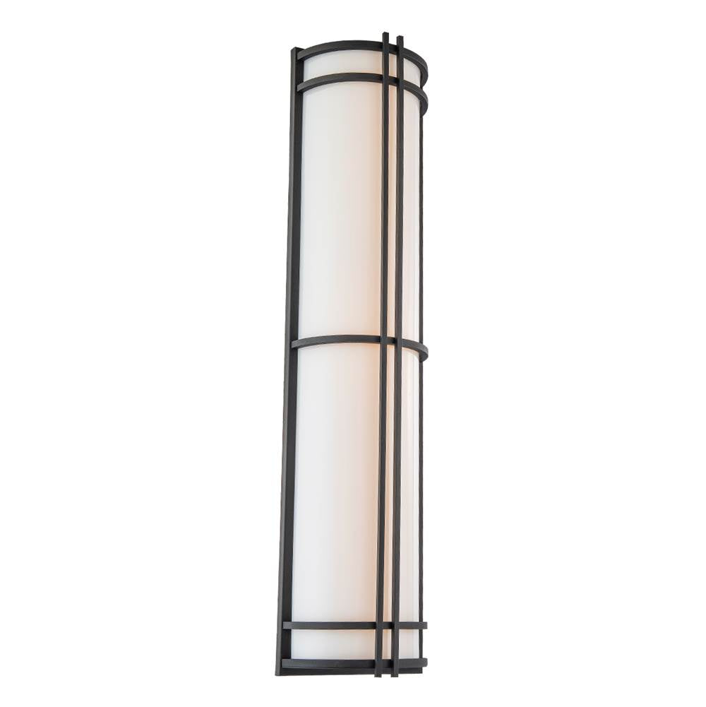 Modern Forms Skyscraper 37'' Led Outdoor Wall Sconce Light 3000k In Black