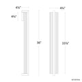 Modern Forms Krimp Outdoor Wall Sconce Light
