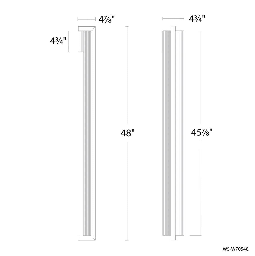 Modern Forms Krimp Outdoor Wall Sconce Light