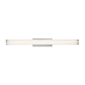 Modern Forms Sabre 25'' Led Outdoor Wall Sconce Light 3500k In Brushed Aluminum