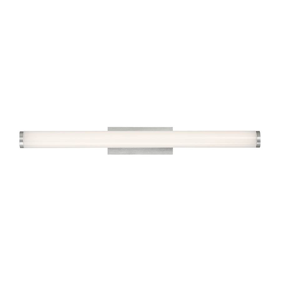 Modern Forms Sabre 25'' Led Outdoor Wall Sconce Light 3500k In Brushed Aluminum