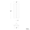 Modern Forms Strait Outdoor Wall Sconce Light