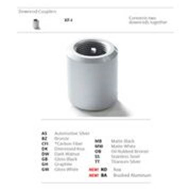 Modern Forms Fan Accessories Fan Downrod Coupler - Ba