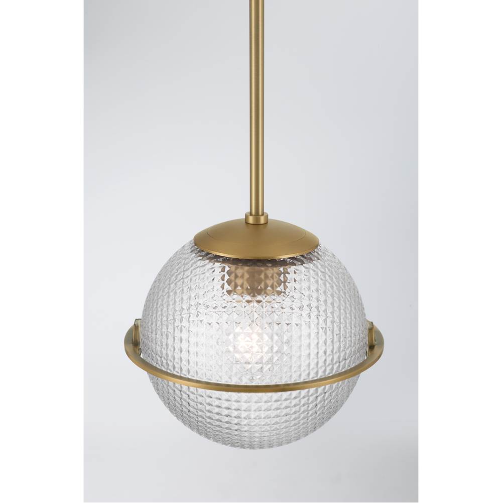 Minka-Lavery 10125-732 Legacy Brass Luniva 9'' 1-light Mini Pendant Image 6