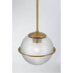 Minka-Lavery 10125-732 Legacy Brass Luniva 9'' 1-light Mini Pendant Image 6