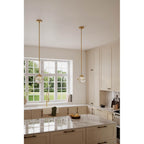 Minka-Lavery 10125-732 Legacy Brass Luniva 9'' 1-light Mini Pendant Image 4