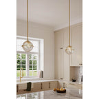 Minka-Lavery 10125-732 Legacy Brass Luniva 9'' 1-light Mini Pendant Image 3