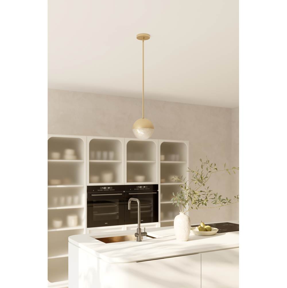 Minka-Lavery 10126-732 Legacy Brass Luniva 8'' 1-light Mini Pendant Image 4