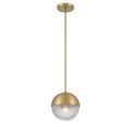 Minka-Lavery 10126-732 Legacy Brass Luniva 8'' 1-light Mini Pendant Image 1