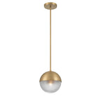 Minka-Lavery 10126-732 Legacy Brass Luniva 8'' 1-light Mini Pendant Image 1