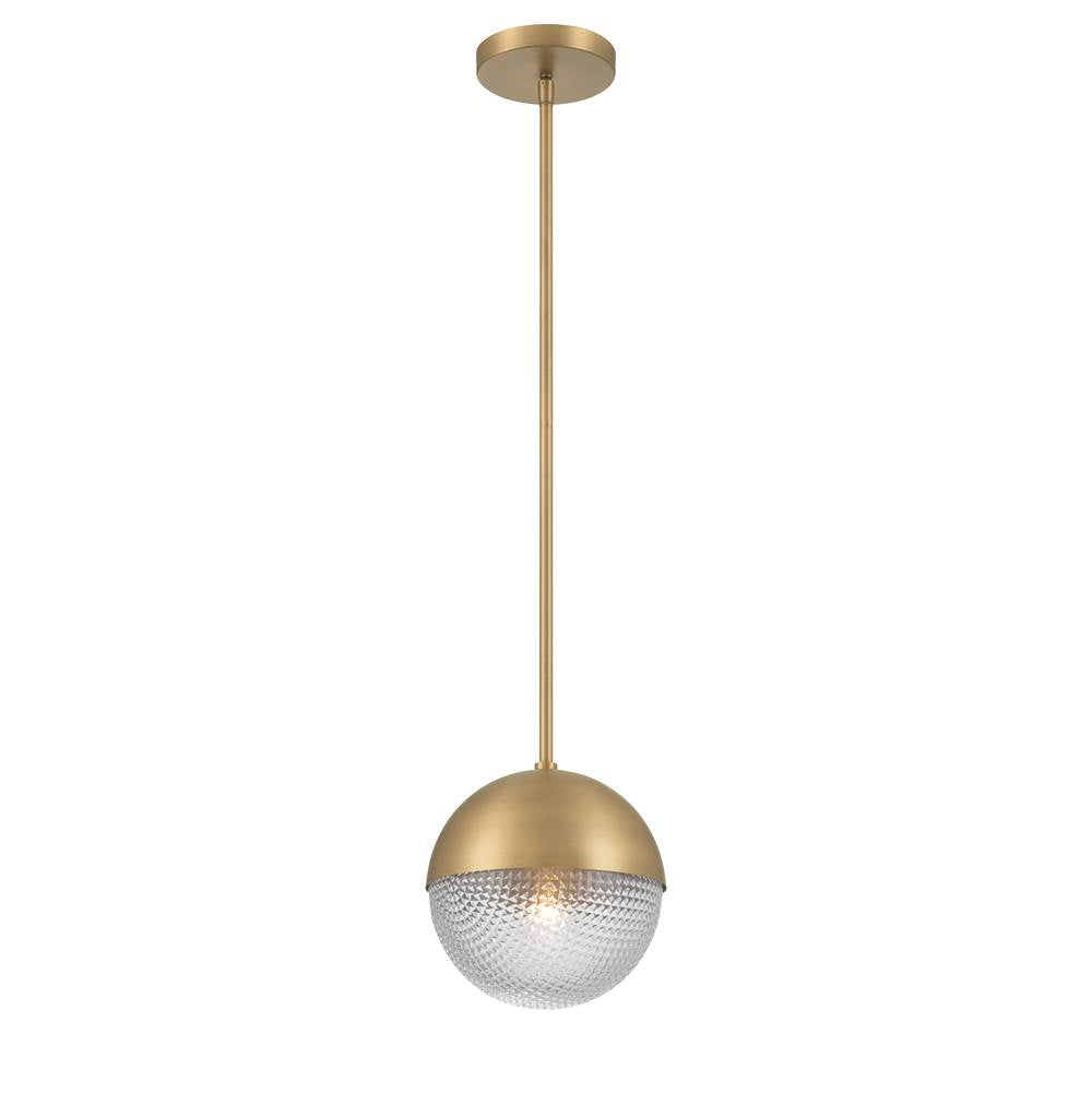 Minka-Lavery 10126-732 Legacy Brass Luniva 8'' 1-light Mini Pendant Image 1