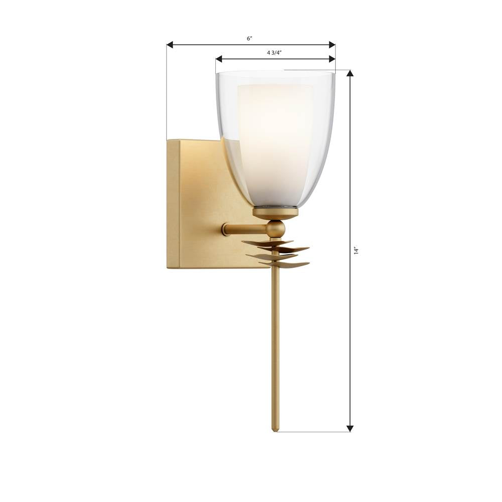 Minka-Lavery 10251-732 Legacy Brass Elowen 14.25'' High 1-light Wall Sconce Image 2