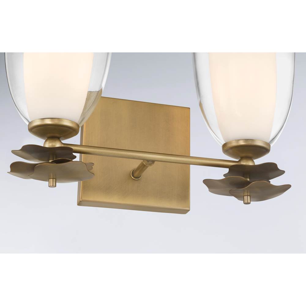 Minka-Lavery 10252-732 Legacy Brass Elowen 13.25'' 2-light Vanity Image 6