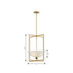 Minka-Lavery 10256-732 Legacy Brass Elowen 18'' 3-light Pendant Image 2