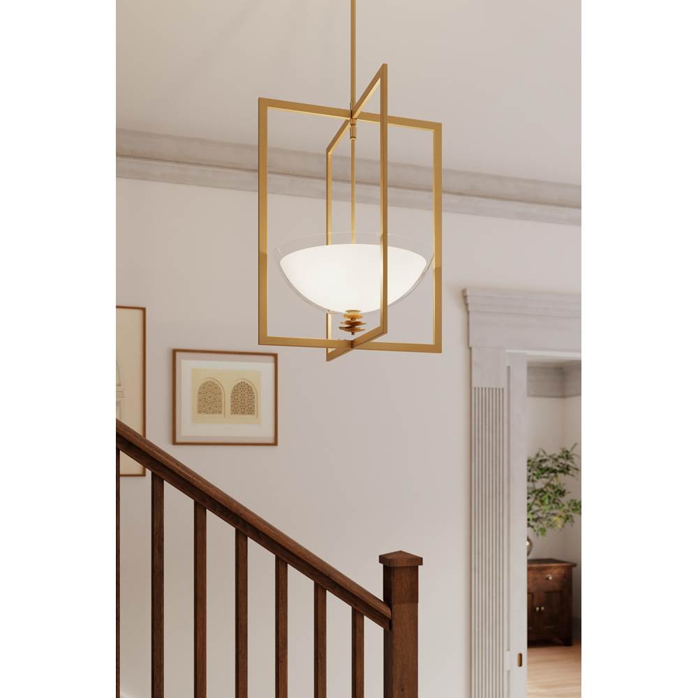 Minka-Lavery 10256-732 Legacy Brass Elowen 18'' 3-light Pendant Image 3