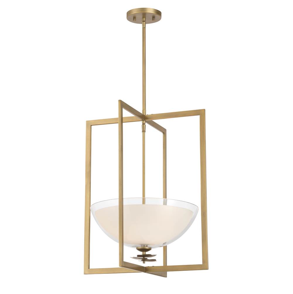 Minka-Lavery 10256-732 Legacy Brass Elowen 18'' 3-light Pendant Image 1
