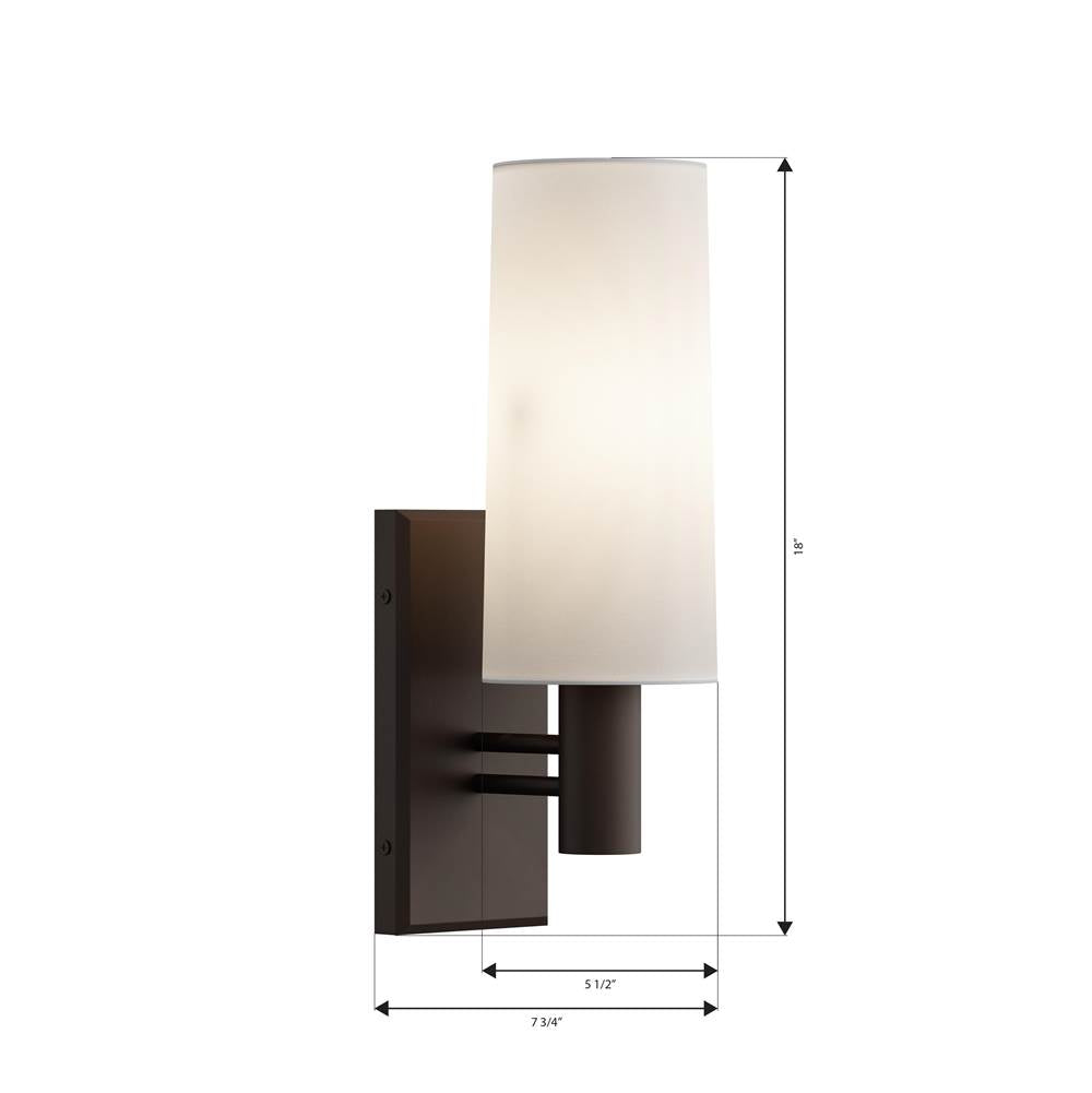 Minka-Lavery 10281-860 Dark Bronze Draxen 18'' High 1-light Wall Sconce Image 2