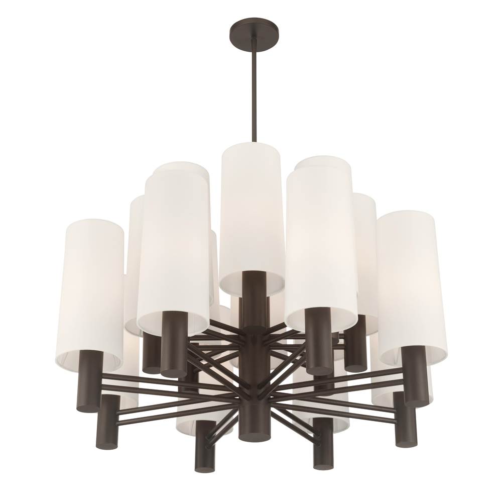 Minka-Lavery 10286-860 Dark Bronze Draxen 34'' 16-light Chandelier Image 7