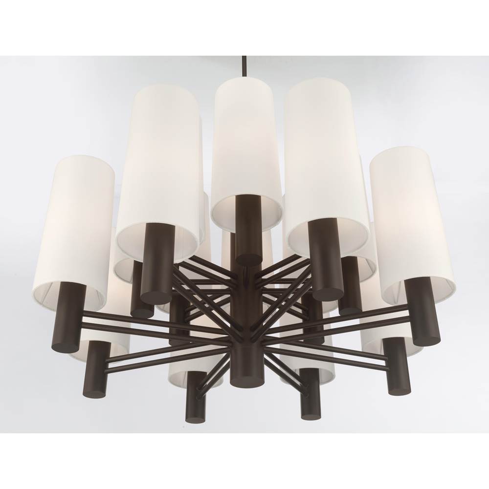 Minka-Lavery 10286-860 Dark Bronze Draxen 34'' 16-light Chandelier Image 5