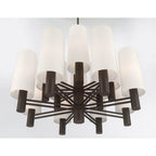 Minka-Lavery 10286-860 Dark Bronze Draxen 34'' 16-light Chandelier Image 5