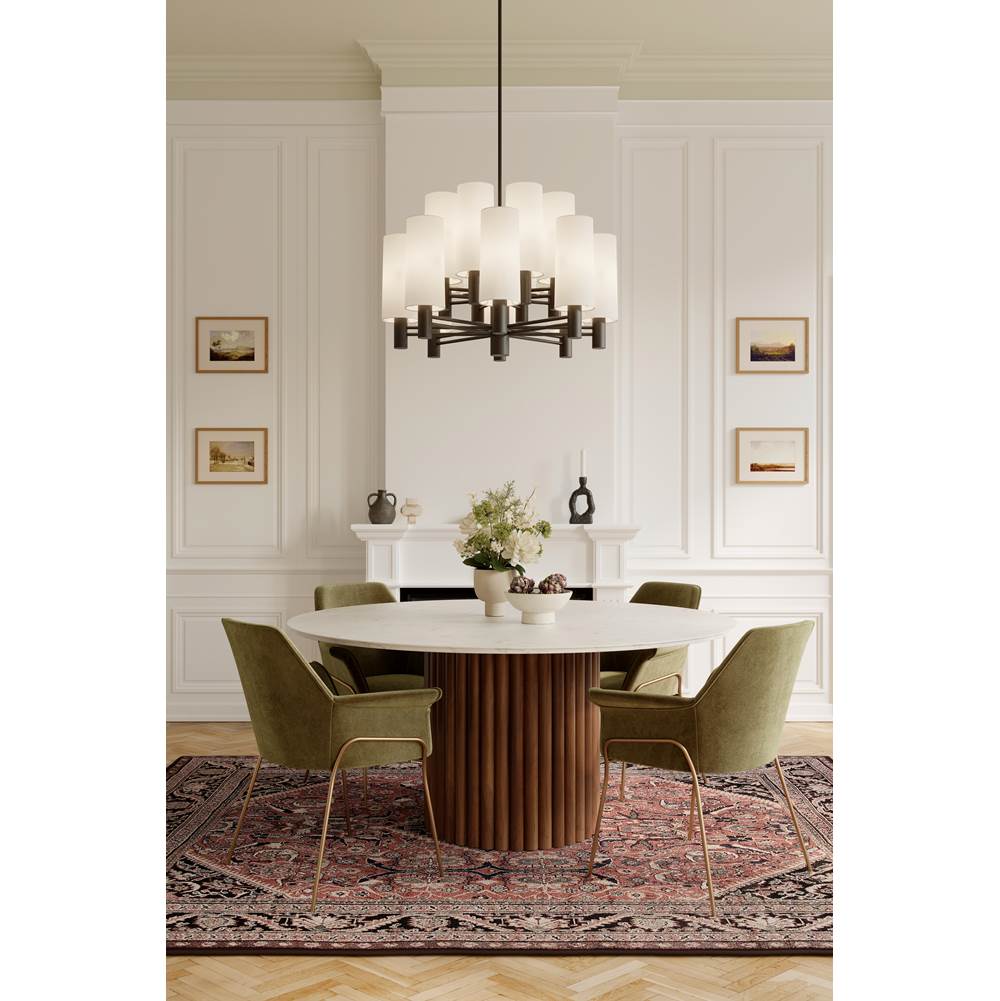 Minka-Lavery 10286-860 Dark Bronze Draxen 34'' 16-light Chandelier Image 4