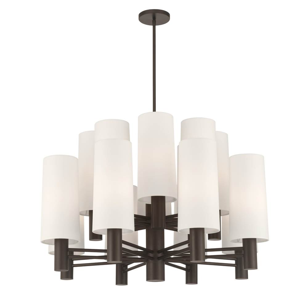 Minka-Lavery 10286-860 Dark Bronze Draxen 34'' 16-light Chandelier Image 1