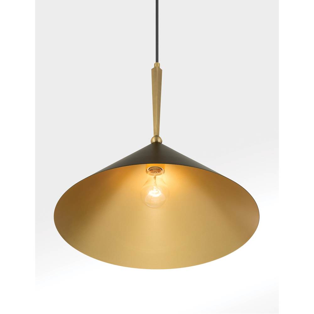 Minka-Lavery 10315-855 Legacy Brass Cortan 16'' 1-light Pendant Image 6