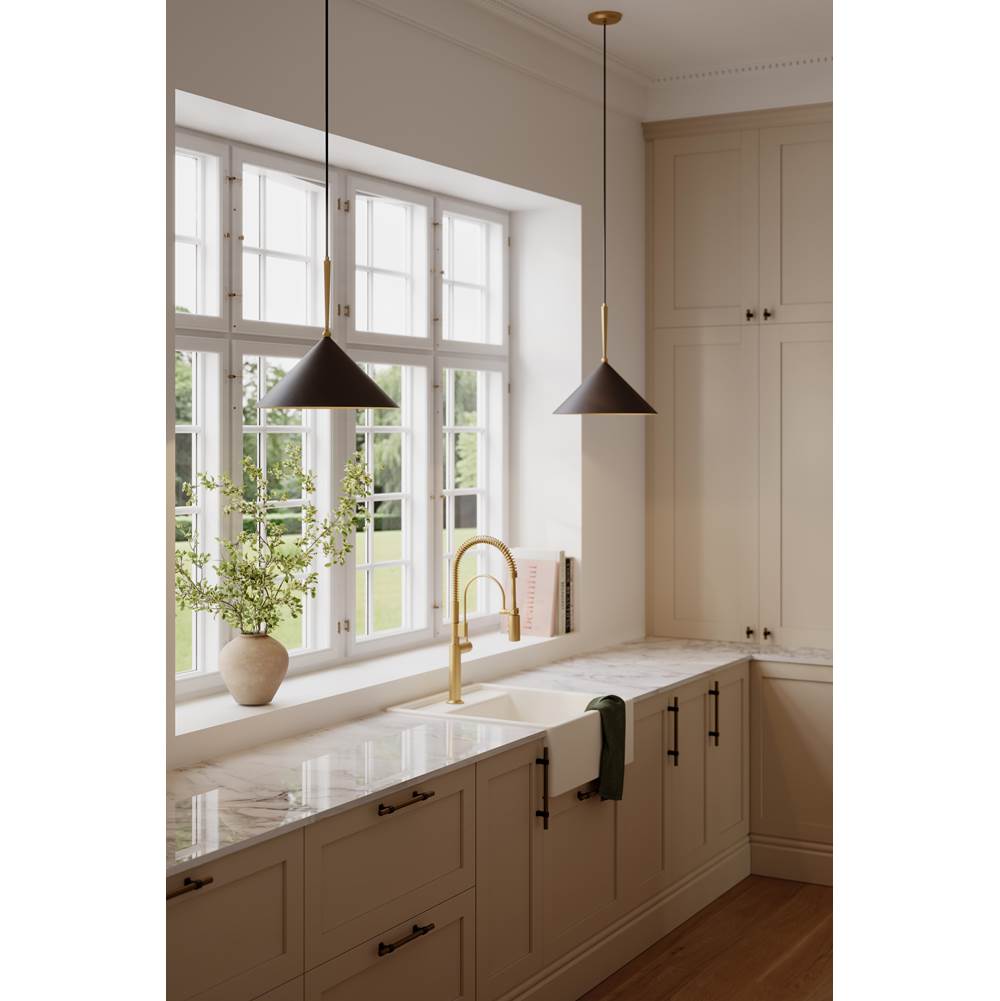 Minka-Lavery 10315-855 Legacy Brass Cortan 16'' 1-light Pendant Image 5
