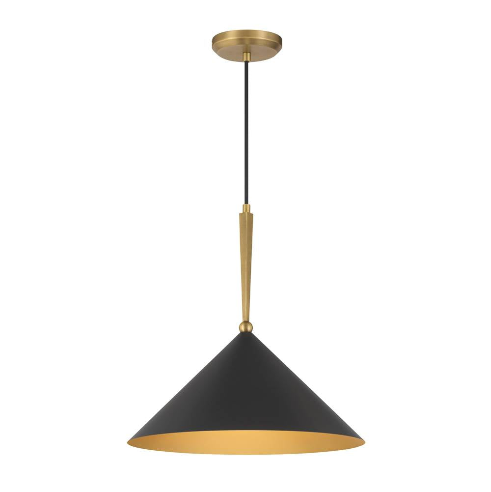 Minka-Lavery 10315-855 Legacy Brass Cortan 16'' 1-light Pendant Image 1