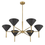 Minka-Lavery 10316-855 Legacy Brass Cortan 36'' 6-light Chandelier Image 8