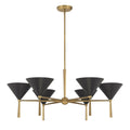 Minka-Lavery 10316-855 Legacy Brass Cortan 36'' 6-light Chandelier Image 1