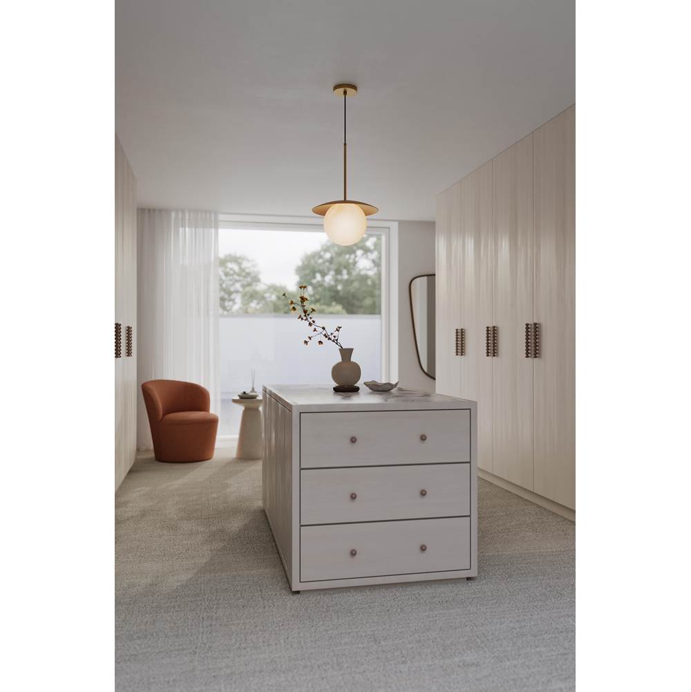 Minka-Lavery 10385-732 Legacy Brass Olenne 14'' 1-light Pendant Image 5
