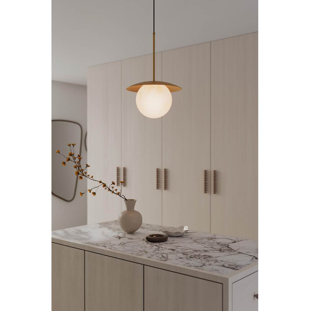 Minka-Lavery 10385-732 Legacy Brass Olenne 14'' 1-light Pendant Image 4