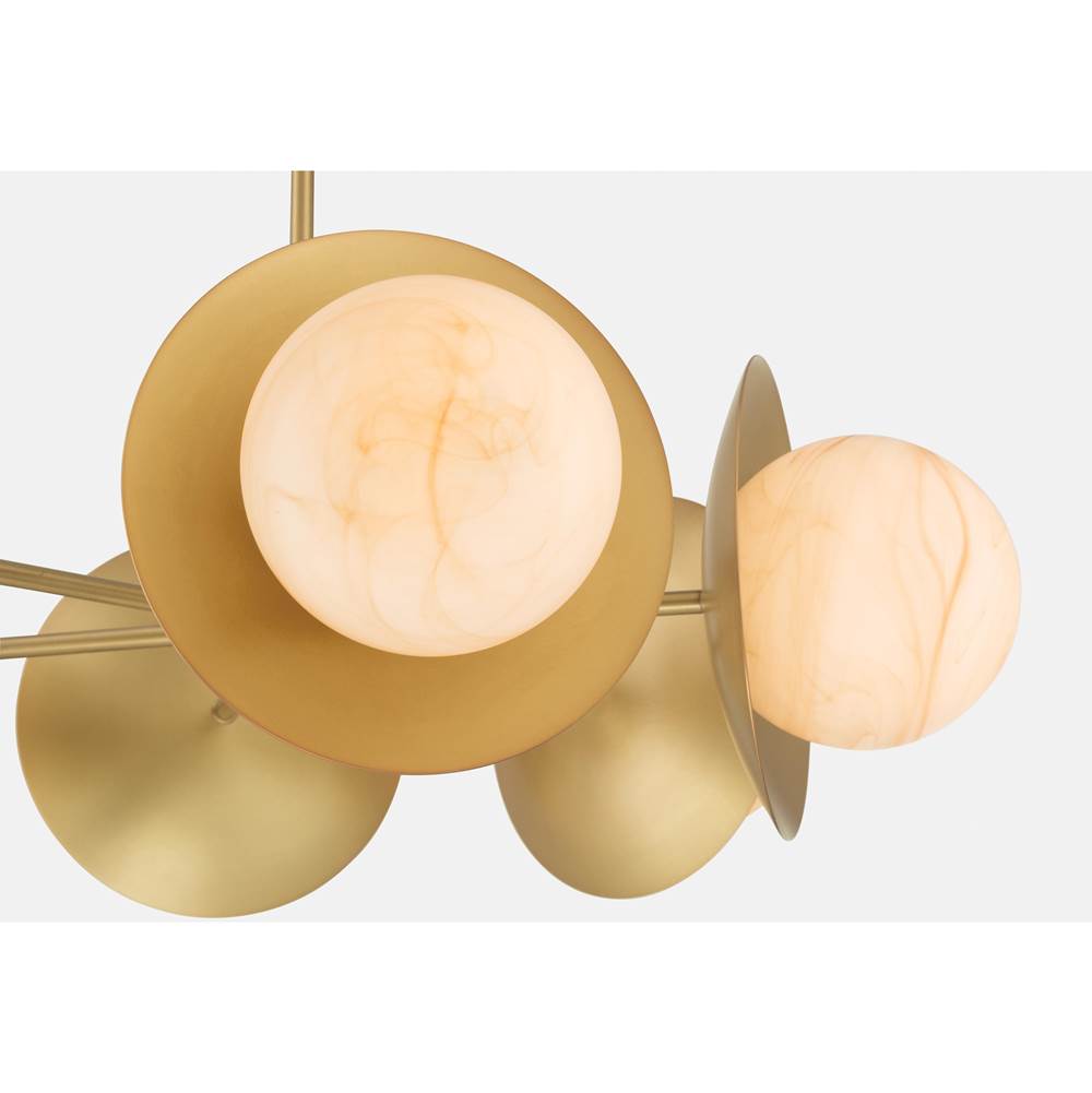 Minka-Lavery 10386-732 Legacy Brass Olenne 28'' 6-light Pendant Image 5
