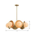 Minka-Lavery 10386-732 Legacy Brass Olenne 28'' 6-light Pendant Image 2