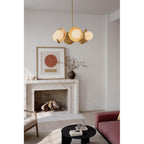 Minka-Lavery 10386-732 Legacy Brass Olenne 28'' 6-light Pendant Image 3