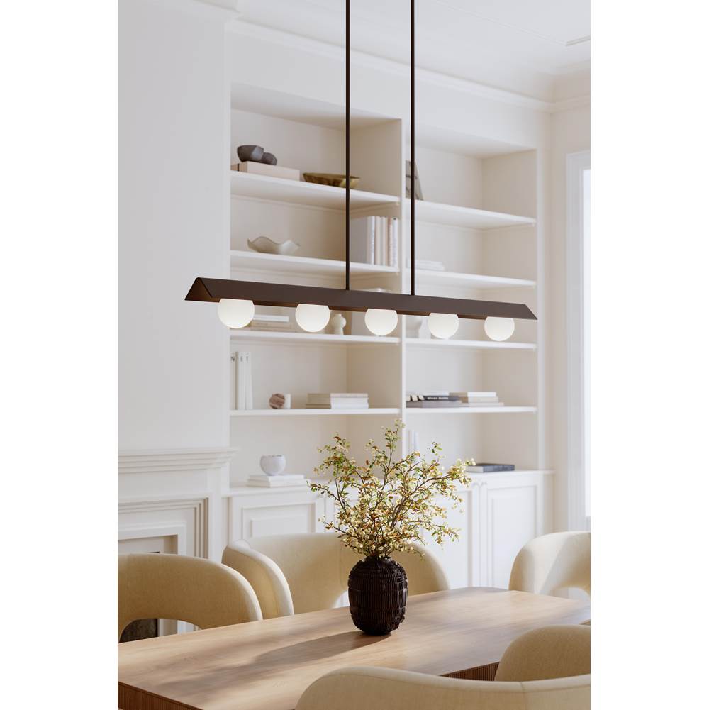 Minka-Lavery 10417-860-L Dark Bronze Vestra 54'' Led Linear Chandelier Image 3