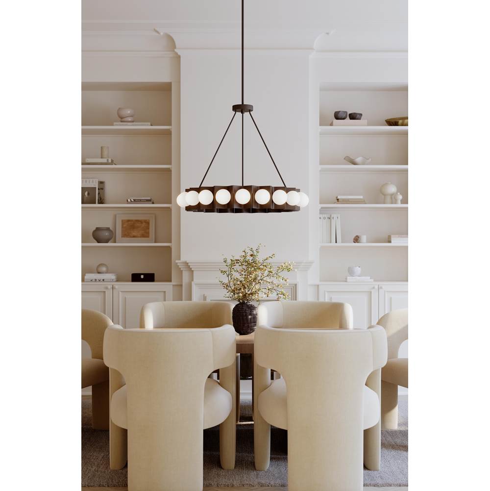 Minka-Lavery 10419-860-L Dark Bronze Vestra 37.5'' Led Pendant Image 4