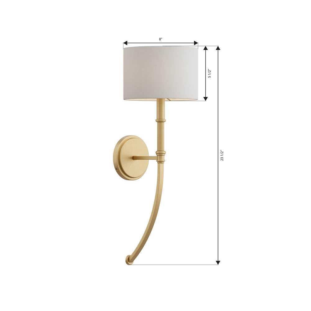 Minka-Lavery 10421-732 Legacy Brass Molvene 23.5'' High 1-light Wall Sconce Image 2