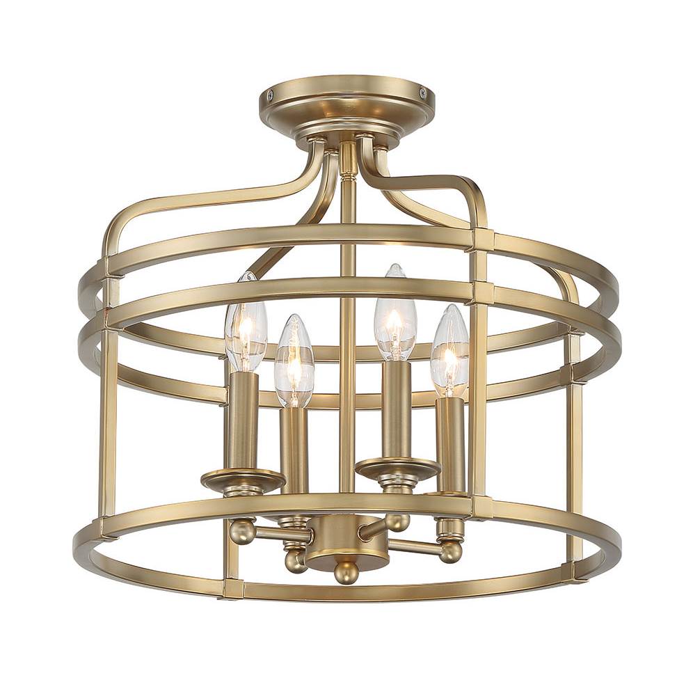 Minka-Lavery Covent Park 4 Light Semi Flush