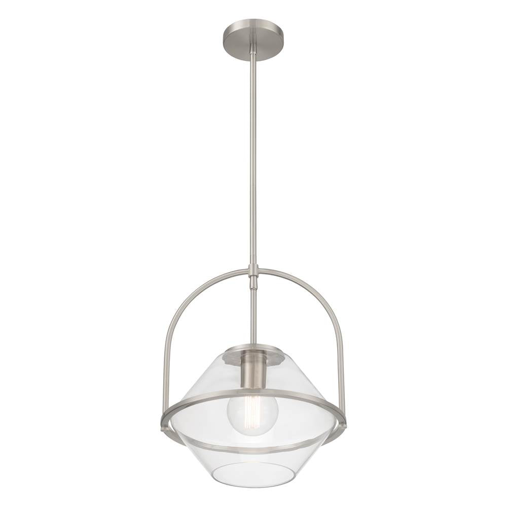 Minka-Lavery 11895-84 Brushed Nickel Coralyn 13.25'' 1-light Pendant Image 8