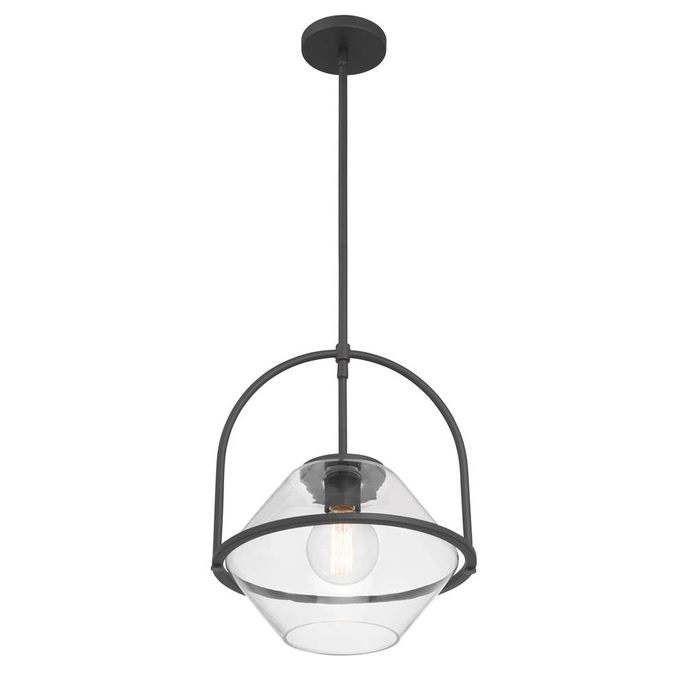 Minka-Lavery 11895-899 Dark Matte Black Coralyn 13.25'' 1-light Pendant Image 8